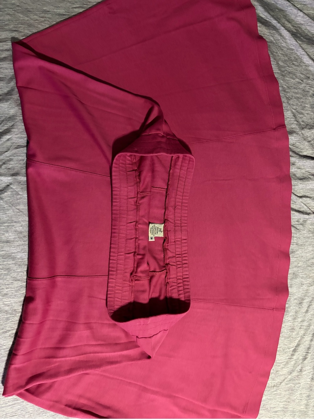 Peruvian Connection Deep Raspberry A-Line Skirt - Picture 3 of 3